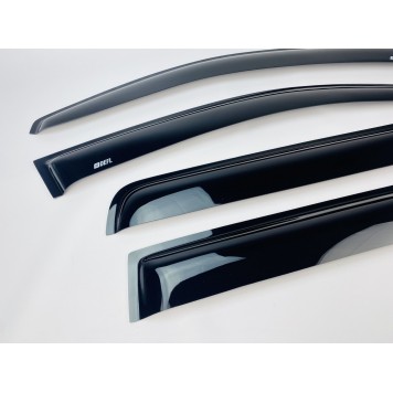 Дефлекторы окон Mitsubishi Outlander XL 2007-2012 накладные (DEFL) Q2-2